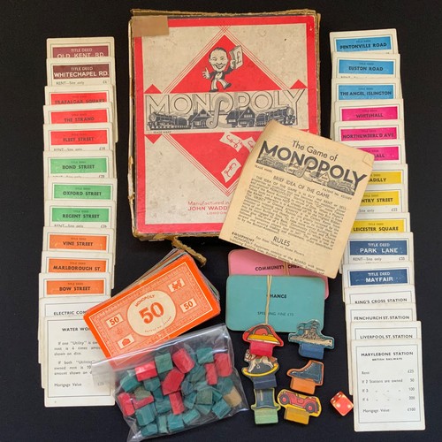 Vintage monopoly game - vintage,