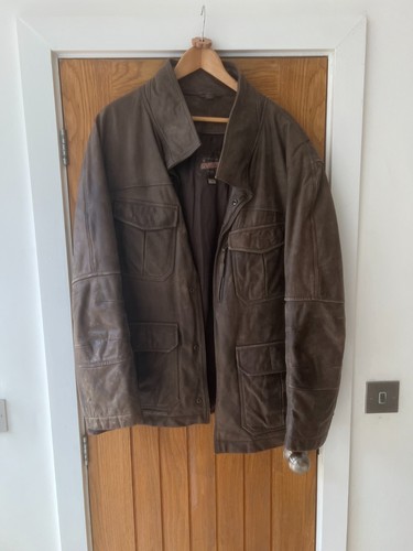 Leather jacket men - leather,
