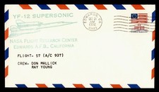 DR WHO 1976 SPACE FLIGHT YF-12 #57 EDWARDS AFB CA M54308