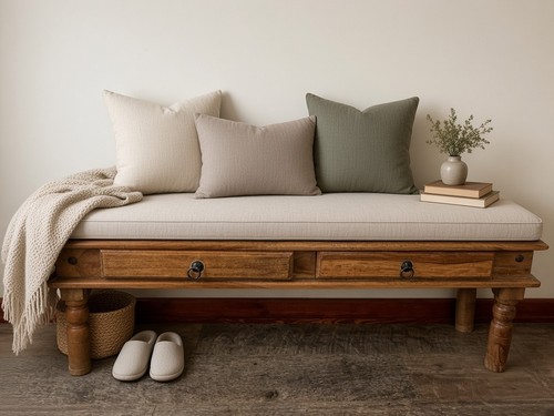 Rustic solid sheesham wood - rustic,