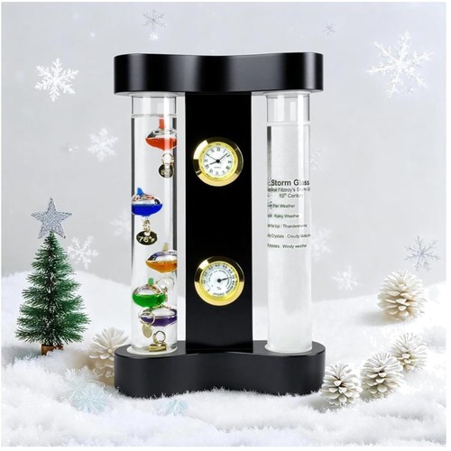 Artistic weather station with - station,