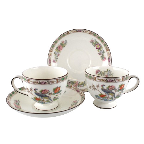 Wedgwood kutani crane - kutani, pair