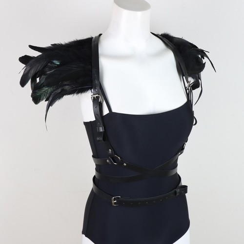 Artificial feather shawl - artificial,