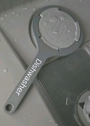 Dishwasher salt cap - salt, spanner