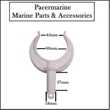 White Oar Rowlock Oarlock 18mm