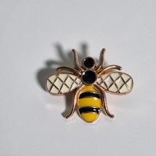 Enamel Bumble Bee Brooch