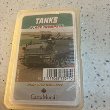 T0pTrumps Tanks Ace Trumps Carta Mundi 2002 full set of 32 cards new