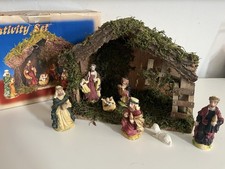 Vintage Nativity Scene Set