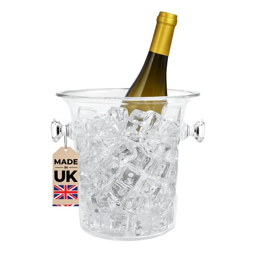 Clear litre acrylic ice - clear,