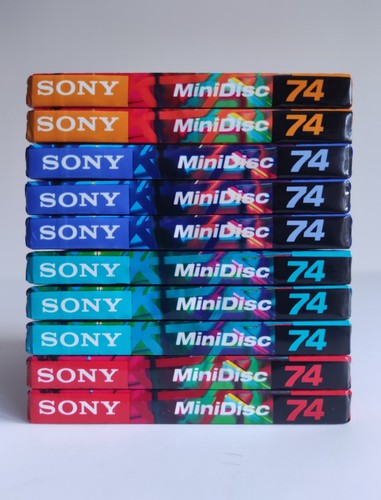 Sony mini discs colour - x, 10