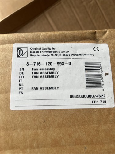 Worcester bosch fan assembly - worcester,