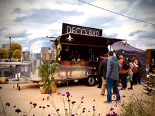 1958 Airstream Bar 22ft Whale Tail 13 panel with Copper and Wood Interior