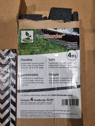 Flexiborder grey lawn - flexiborder, 4m