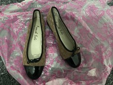 Womens French Sole Brown Suede