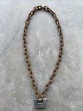 Old Used Rusty Chain 72 Inches