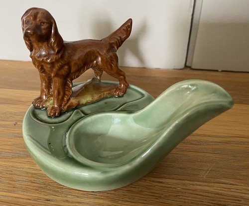 Wade porcelain pipe stand red - porcelain,
