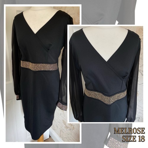 Dress size black - dress, 18