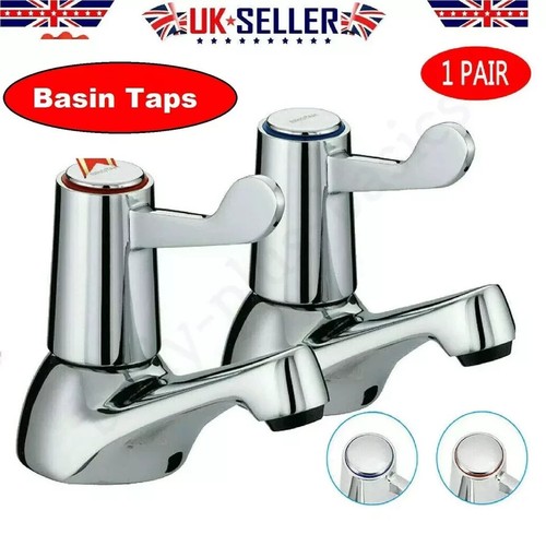 Pair bathroom lever basin - pair,
