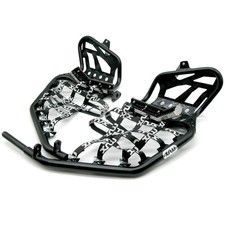 LTR450 NERF BAR PRO PEG HEEL GUARD XRW Q2 NETTED FITS SUZUKI RACE PROTECT BLACK