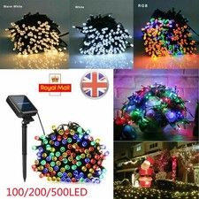 Solar Panel Powered 100-500LED