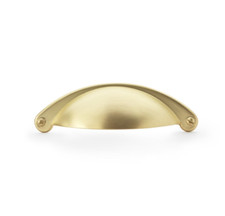 64mm Satin Brass Cup Cabinet