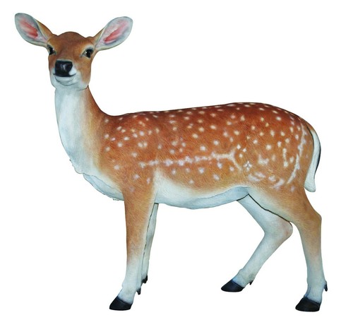 Fallow deer real life - life, resin