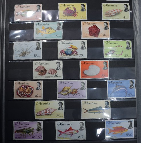 Mauritius stamps sealife full - stamps,