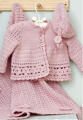 0600 crochet baby - baby, jacket