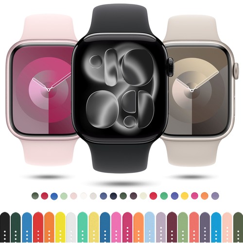 Solid silicone strap - silicone, apple