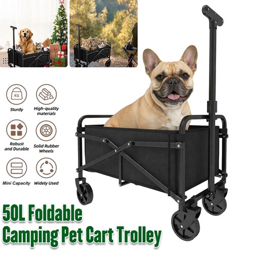 Small folding beach wagon 50l - folding,