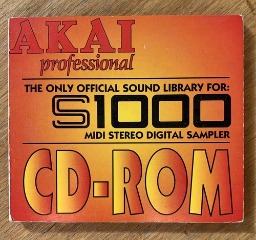 Akai official s1000 rom - official, cd