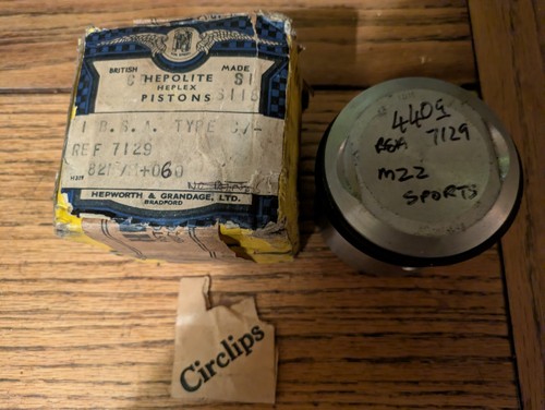 Bsa hepolite piston - hepolite, piston,