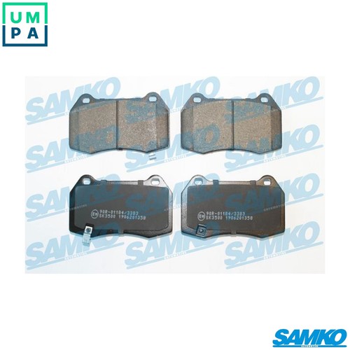 Brake pad set - pad,