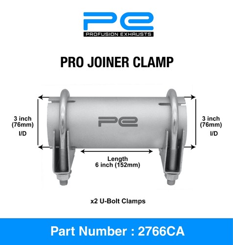 Exhaust pipe joiner connector - pipe,