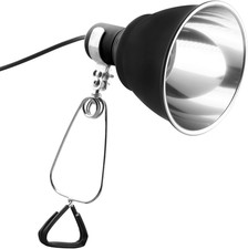 DERNORD Reptile Light Fixture - Deep Light Dome Tortoise Leopard Gecko Light Fi