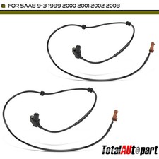 2pcs ABS Wheel Speed Sensor for Saab 9-3 1999 2000-2003 Front Driver & Passenger