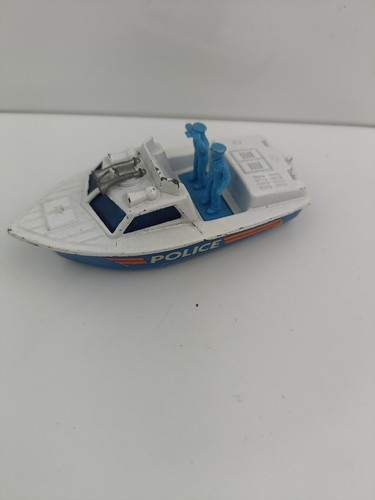 Matchbox police launch boat - 52,