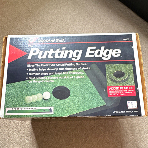World golf putting edge - of,