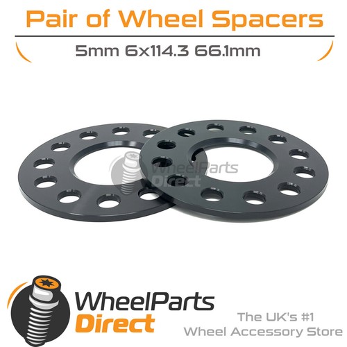Wheel spacers black - wheel,