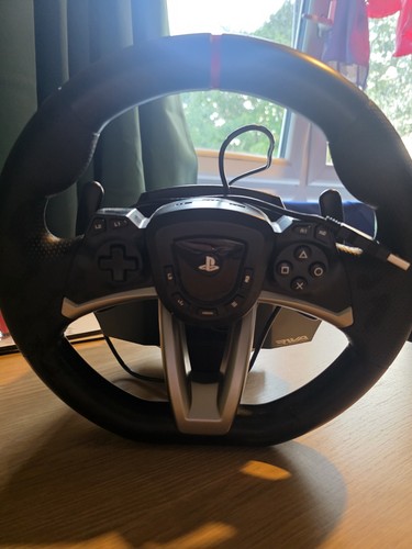 Playstation steering wheel - playstation, and