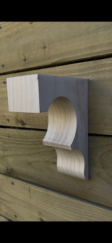 Pair bespoke wooden - pair,
