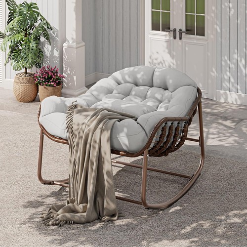 Outdoor papasan rocking chair - outdoor,