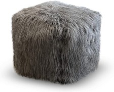 Luxury Beanbag Cube Faux Fur