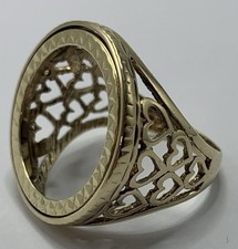 9ct yellow Gold Patterned