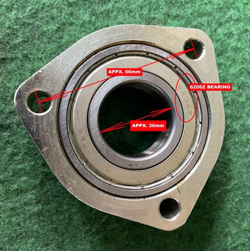 Buggy rear axle - rear, mounting