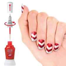 RIO 2-WAY NAIL ART POLISH VARNISH PAINT PEN AND BRUSH - MANY COLOURS AVAILABLE