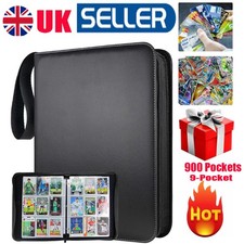 For Pokemon Trading Cards Album Folder 900 Pockets Card Binder Holder Gift UK 