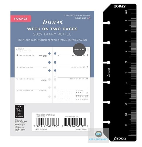 Filofax 2027 pocket - 2027,