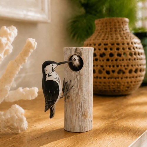 Hand carved and painted - carved,
