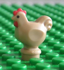 LEGO NEW Chicken Dark Tan -